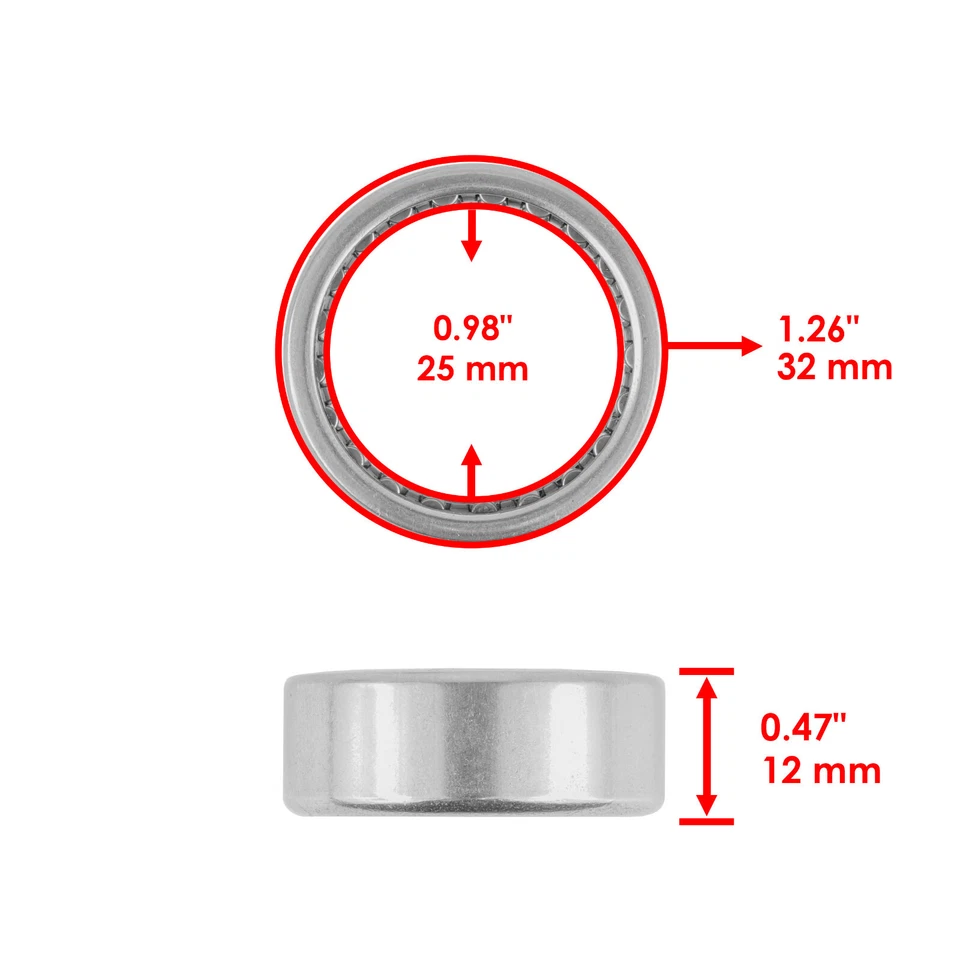 Árbol de levas con rodamientos para Yamaha Moto-4 Moto4 YFM350ER 1987 1988 1989 1990-1995 Foto 3 de 4