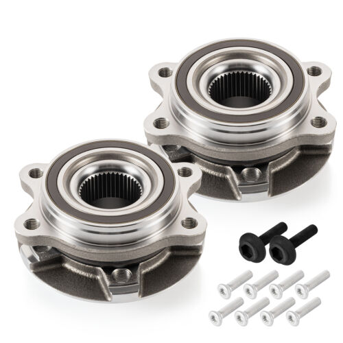 Pair Front Wheel Bearing Hub Assembly For Audi A4 A5 A6 A7 A8 Quattro RS5 RS7 - Picture 7 of 9