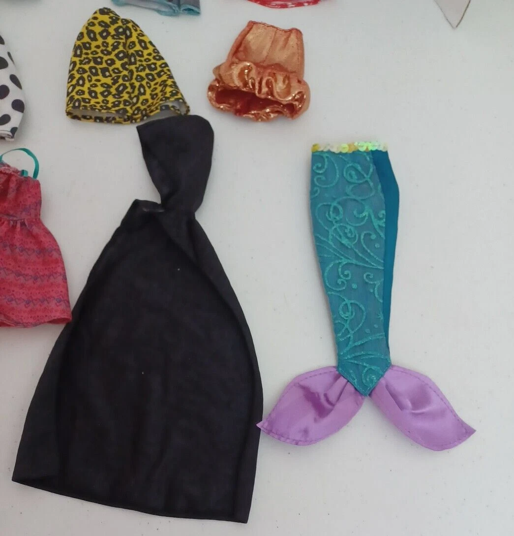  vintage barbie disney doll clothes dress jacket cape shorts pants
