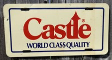 CASTLE LICENSE PLATE WORLD CLASS QUALITY NEW YORK