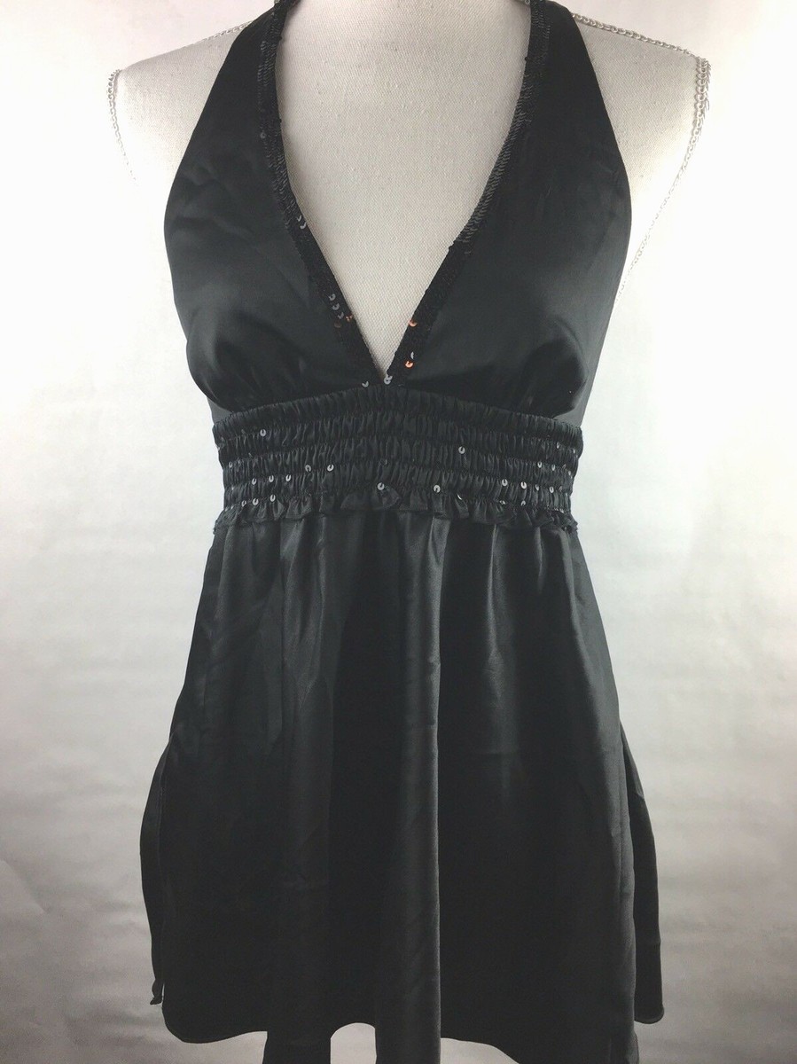 Haut Décolleté Halter Noir Victoria's Secret Taille S - Occasion Très Bon état
