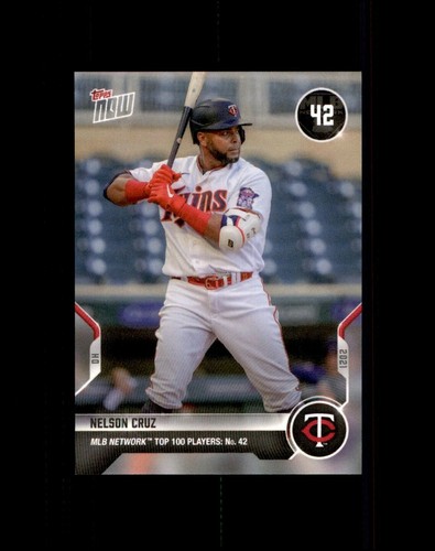 2021 Topps Now MN-42 Nelson Cruz