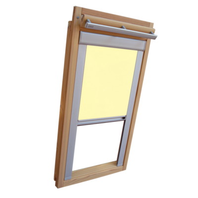 Rollo Verdunkelung THERMO für Roto Dachfenster WDF 410 - 419 - hellgelb