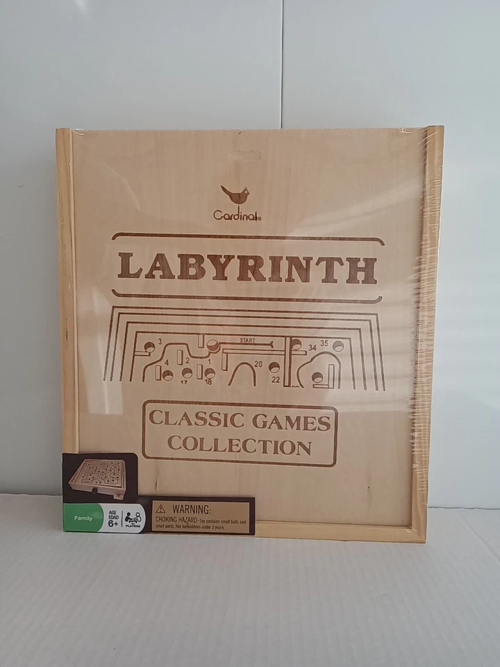 LABYRINTH Cardinal Classic Wood Board Game Maze Skill Action Strategy New Sealed - Image 2 of 4