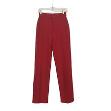 Levi Strauss Co. Womens Vintage 70's Red High Rise Dress Pants sz 8, 24 waist