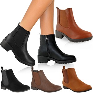 ladies pull on ankle boots