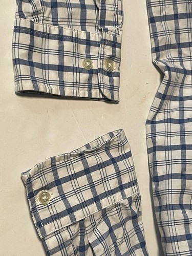 Sonoma dress shirt mens large long sleeve collar button up striped blue white - Picture 4 of 10