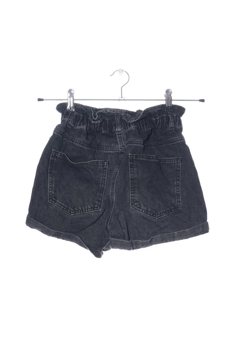 Pantaloncino nero jeans sale