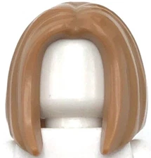 Lego New Medium Flesh Minifigure Hair Female Mid-Length Straight Parted Middle