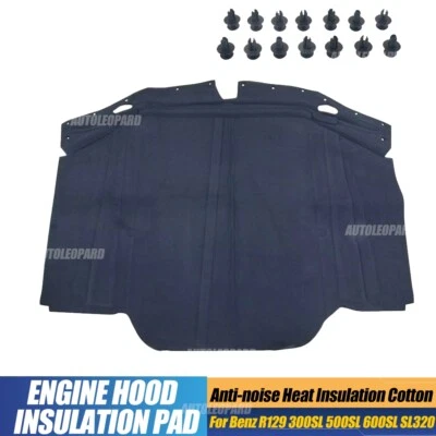 For Mercedes-Benz R129 300SL 500SL 600SL SL320 SL500 SL600 Hood Insulation Pad - Bild 1 von 4