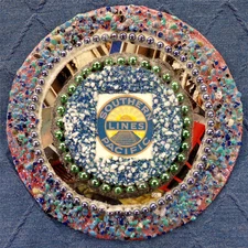 SOUTHERN PACIFIC Original 3D Art Collage On 10" Vintage Vinyl 2025 Glenn Shiring