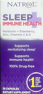Sleep Immune Health 30 Capsules. Natrol.