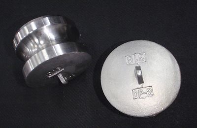 STAINLESS STEEL CAM LOCK ADAPTER PLUG 2'' MALE SEAL CLP-200