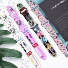 Taylor Swift Silicone Watch Strap Band For Watch Series 1-9 For Swifties Gifts