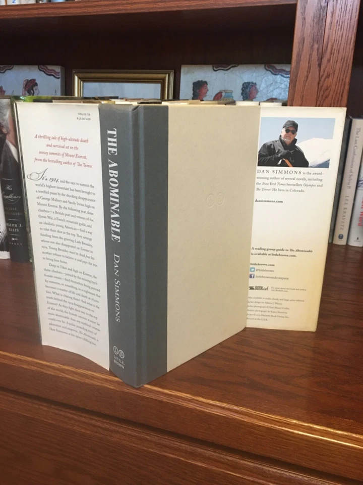 The Abominable. Dan Simmons 1st HC Ptg. Little, Brown 2013 Near Fine Unread Foto 4 de 4