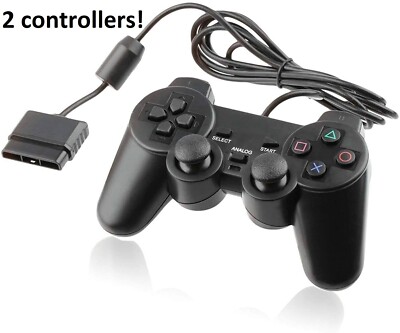 2 Pack Innovation Brand Wired Controller Joypad Game pad  for PS2 PlayStation 2