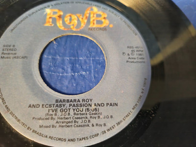 Barbara Roy And Ecstasy, Passion And Pain   If You Want Me - 7'' VINYL SINGLE