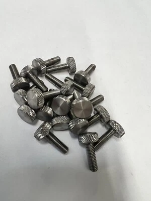 SPERRY AUTOMATICS CO Knurled Thumb Screw Steel 10-32 Thread 5/8 length - 20 Pieces - 7137S