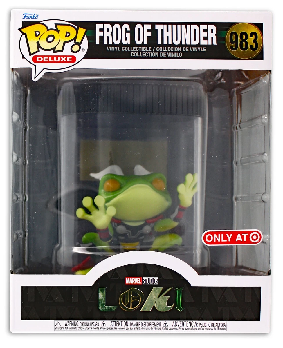 Funko Pop Frog of Thunder 983, Deluxe Loki Vinyl Collectible