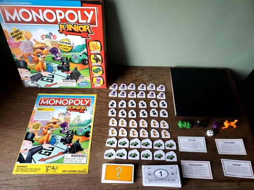 Hasbro Monopoly Junior Jr My First Monopoly Game Parker Brothers Complete 2017
