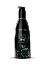 Wicked Aqua Candy Apple Flavored Personal Lubricant Lube 2oz
