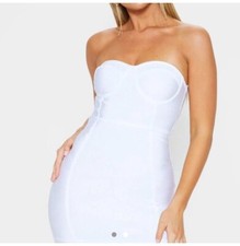 Pretty little thing dress in white worn couple times still very good condition