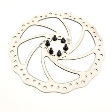 1 or 2 Tektro Wavy 6 Bolt Disc Brake Bike Rotor 160/180/203 mm Road CX Mountain