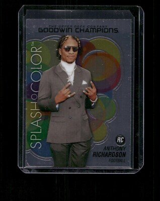 #ad 2023 Upper Deck Goodwin Champions #SCP 95 Anthony Richardson Splash of Color $2.00