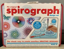 NEW The Original Spirograph Design Set in Collector's Tin w/ Storage Tray 8 