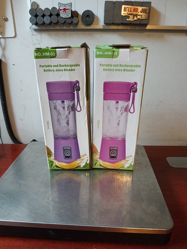 Lot Of 2 Rechargeable Battery Operated Blenders