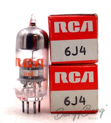 2 RCA 6J4/6С2П/A2209 Grounded Grid UHF Amplifier Triode Audio Vacuum Tube Valve-