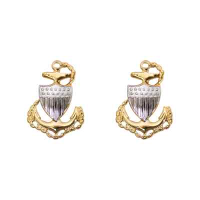 Coast Guard Metal Collar Device E7 Chief Petty Officer CPO