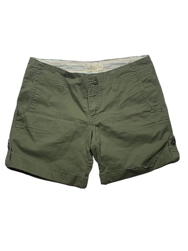 Shorts Army Green Khaki Pockets 