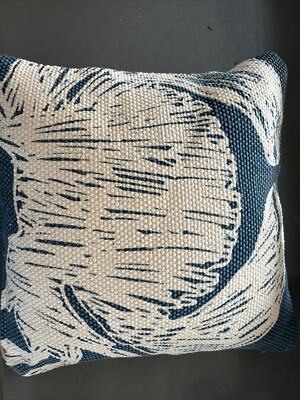 Pillow- Crab Sketch-Blue- Showroom Model. Never Used 