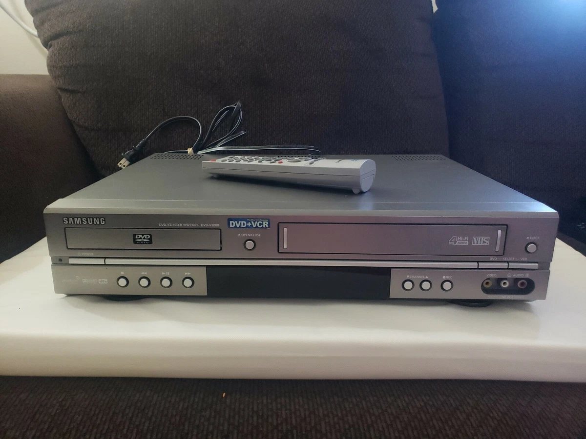 Samsung DVDV2000 DVD VCR Combo Player 4 Head HiFi VHS Video Cassette