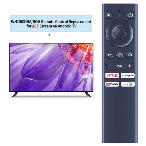 New WH190319A/ROH Voice Remote Control For ACT Stream 4K Android TV Box - Picture 2 of 6