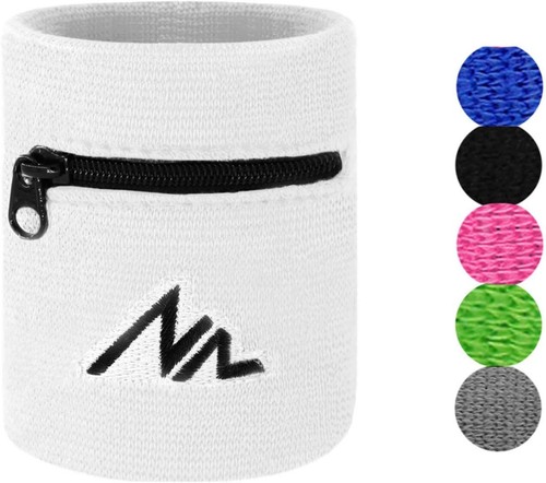NEWZILL Wrist Wallet Wristband with Zipper - Cotton Sweatbands for Men & Women - Picture 20 of 20
