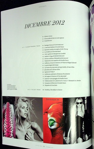 L'OFFICIEL Italia #2 12/2012 ZELDA FITZGERALD Anja Rubik VALENTINA LODOVINI @NEW - Picture 2 of 12