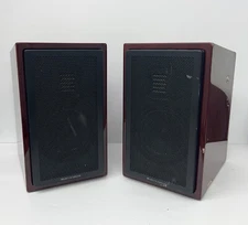 Martin Logan Motion 15 5.25” Bookshelf Red Walnut Speaker MO15GDC -Pair *Read*