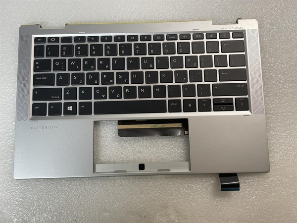 FüR Hp Elitebook X360 1030 G8 M45821-151 Griechenland Greek Handauflage Tastatur-image