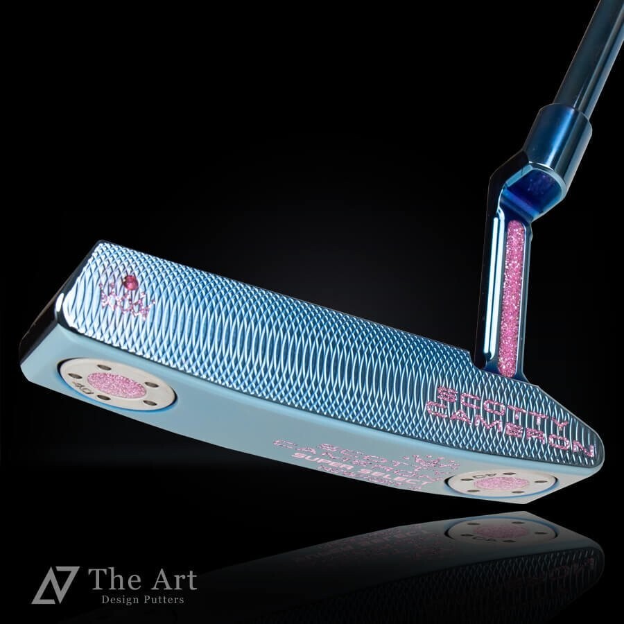 SCOTTY CAMERON Newport 2 Tiara M Pink Glitter Blue Pearl