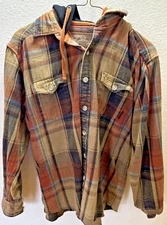 Legendary White Tail Original Deer Gear  Hooded Flannel 