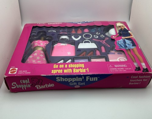 Barbie Shoppin Fun Gift Set 67658 Pink Daisy Dress Complete Kit Mattel Sealed - Picture 5 of 10