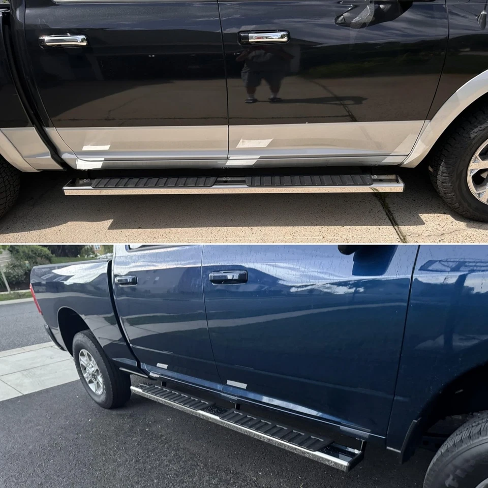 6" Running Board FOR 09-18 Dodge RAM 1500/10-25 RAM 2500 3500 Crew Cab Step Bar Foto 2 de 4