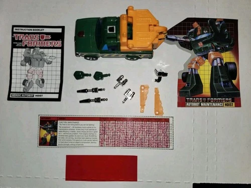 HOIST Complete G1 Transformers Instructions Vintage Action Figure