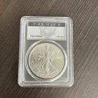 2017 (S) SILVER EAGLE PCGS MS70 STRUCK AT SAN FRANCISCO MINT PREMIER LABEL