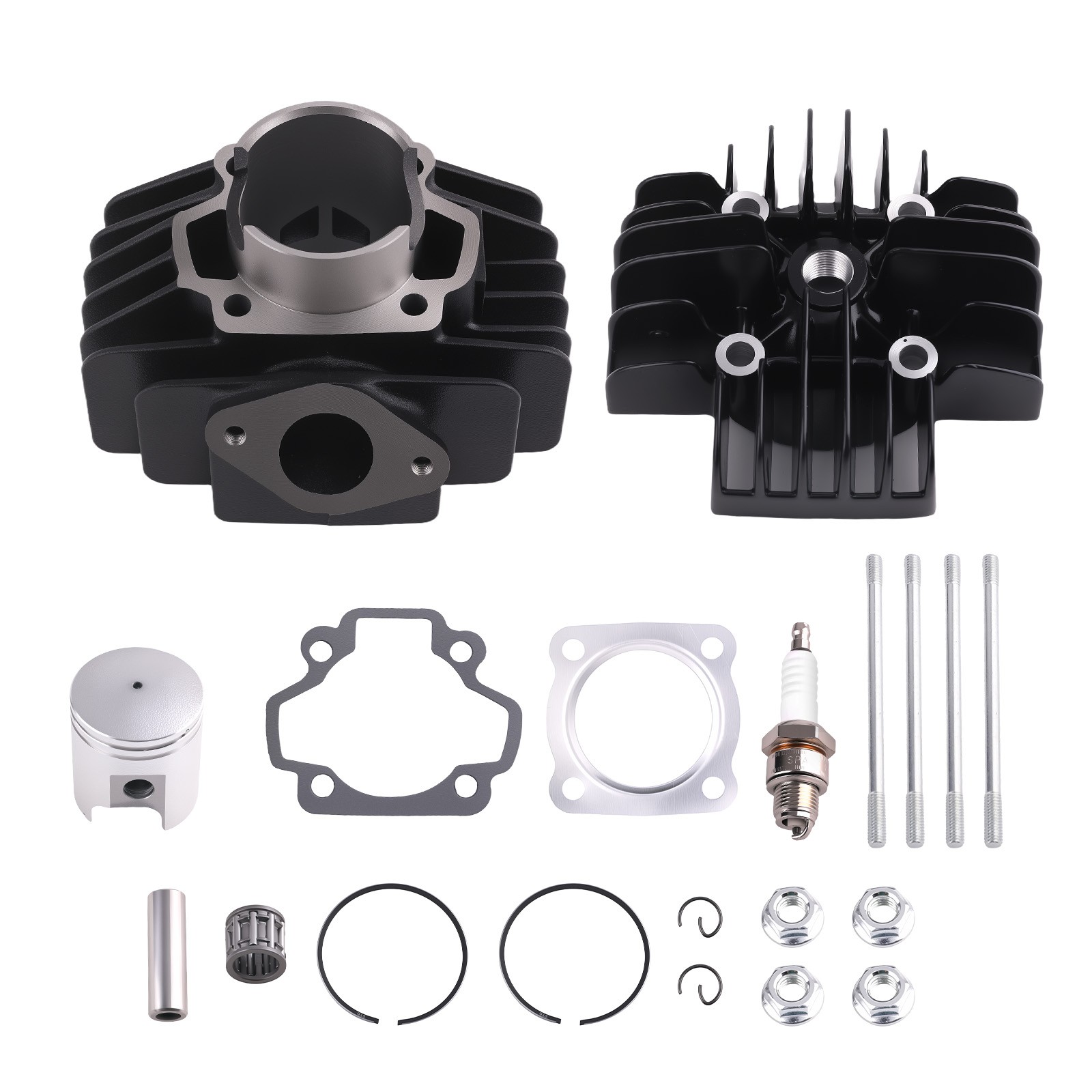 Full Engine Rebuild Kit for Yamaha PW50 1981-2009 QT50 1979-1987 with Gaskets
