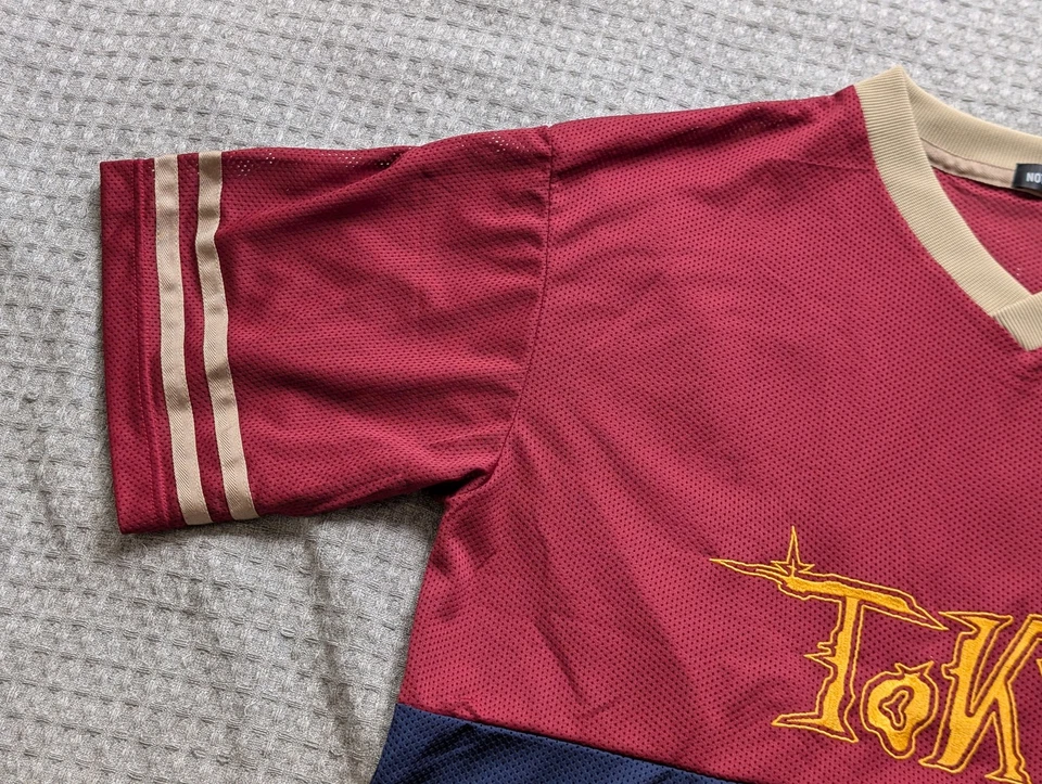 Camisa masculina Not So Ape grande marrom marinha Tóquio bordada malha Japão streetwear - Imagem 3 de 4