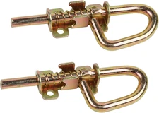 Spring Barrel Bolts - Loop Style Door Latch Hardware Lock Barrel Bolt Gate Latch