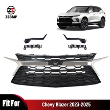 Front Bumper Cover Grille Assembly Grill Fit For 2023-2025 Chevrolet Blazer